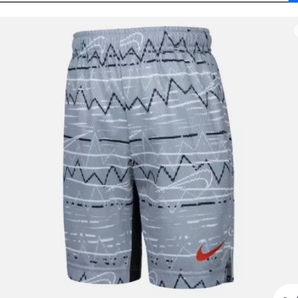 NWT Nike Toddlers Boys Be Real AOP Shorts  Wolf Gray - Picture 2 of 10